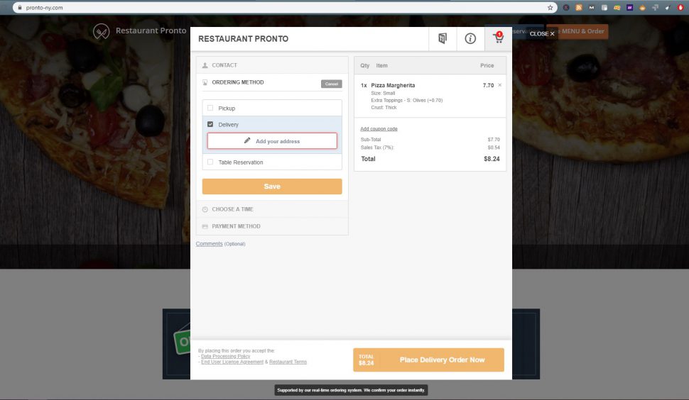 delivery service marketing plan